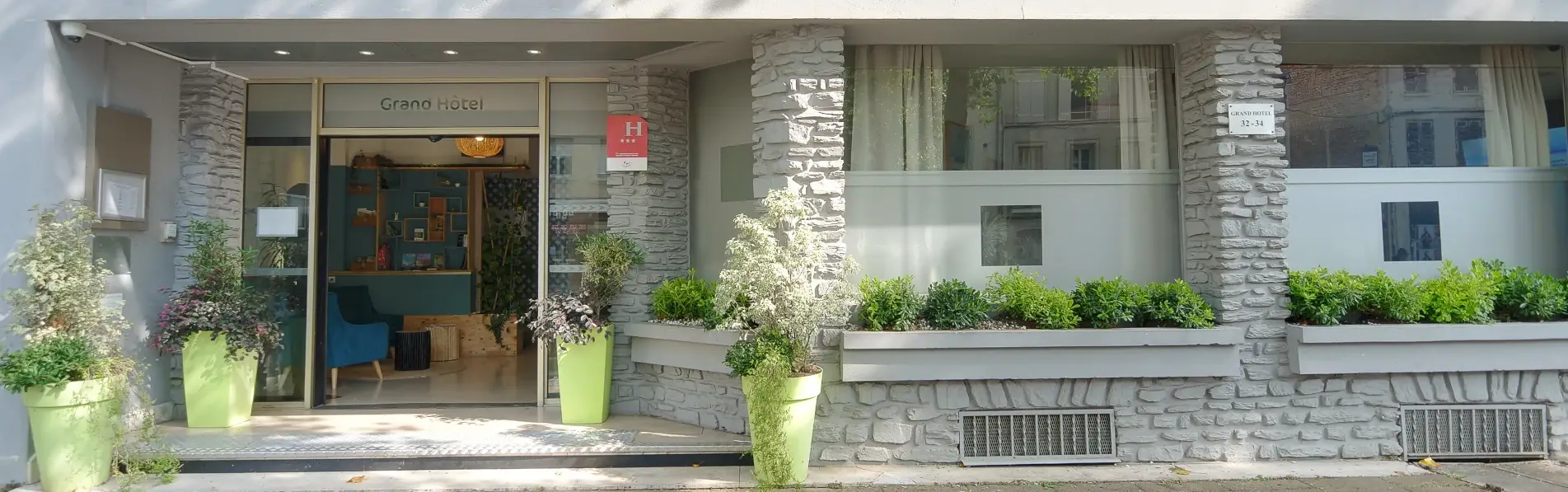 Entrée de l'hôtel